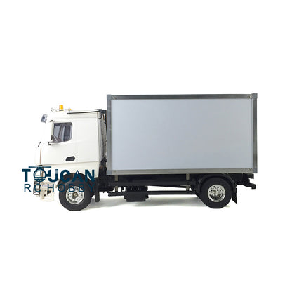 1/14 Toucanrc RC Modell LKW 2 Achsen Traktor Auto KIT Lackiert Container Motor Lieferfahrzeuge für Fernbedienung Tamiyaya