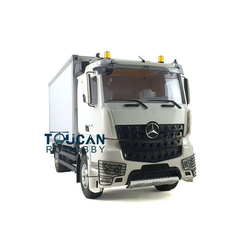 1/14 Toucanrc RC Modell LKW 2 Achsen Traktor Auto KIT Lackiert Container Motor Lieferfahrzeuge für Fernbedienung Tamiyaya