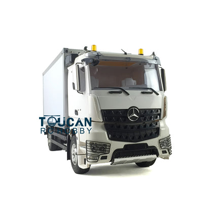 1/14 Toucanrc RC Modell LKW 2 Achsen Traktor Auto KIT Lackiert Container Motor Lieferfahrzeuge für Fernbedienung Tamiyaya