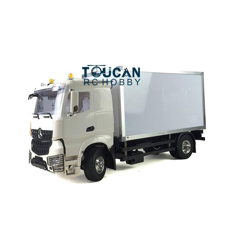 1/14 Toucanrc RC Modell LKW 2 Achsen Traktor Auto KIT Lackiert Container Motor Lieferfahrzeuge für Fernbedienung Tamiyaya