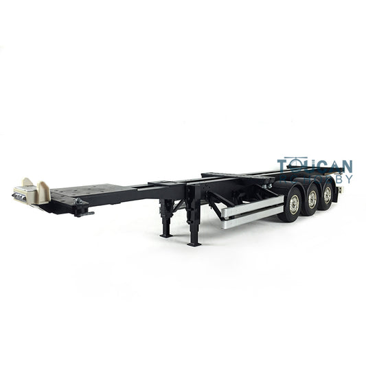 TOUCAN RC HOBBY Fast  Free Shipping TOUCAN 40ft Chassis Model for 1/14 DIY Tractor Truck Semi Trailer Car Unpainted Unassembled