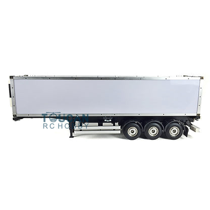 Uassembled TOUCAN RC HOBBY 1/14 40ft Reefer Semi-trailer KIT 3Axles Chassis Container Tractor Truck