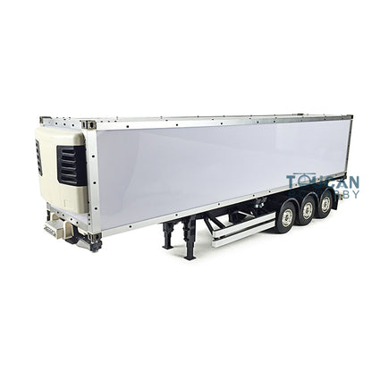 Uassembled TOUCAN RC HOBBY 1/14 40ft Reefer Semi-trailer KIT 3Axles Chassis Container Tractor Truck