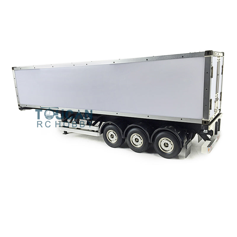 Uassembled TOUCAN RC HOBBY 1/14 40ft Reefer Semi-trailer KIT 3Axles Chassis Container Tractor Truck