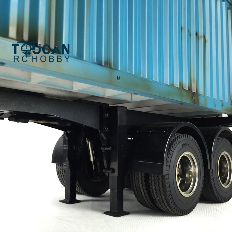 1/14 Toucanrc 20ft Chassis Container Box RC Sattelauflieger für Fernbedienung DIY Tamiyaya Traktor LKW l