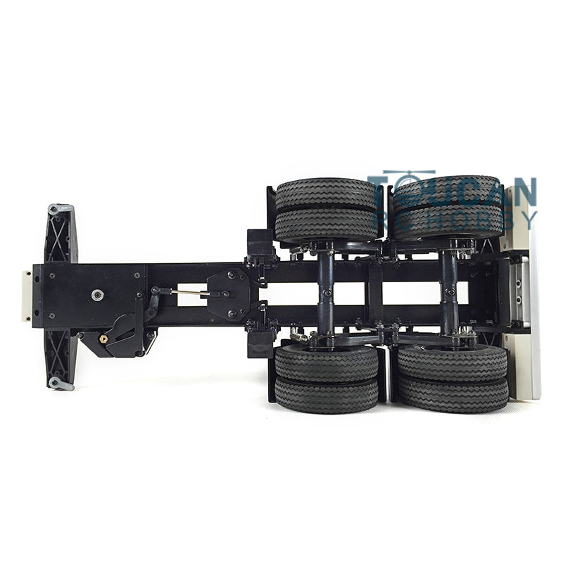 Toucanrc 1/14 20ft Chassis 2 Achsen für 1/14 DIY Tamiyaya RC Traktor Lkw Fernbedienung Anhänger Fahrzeug Modell rl