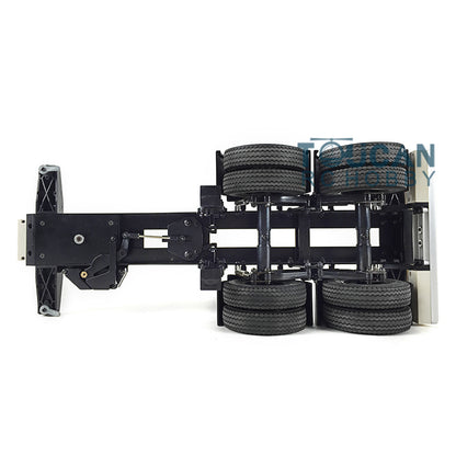Toucanrc 1/14 20ft Chassis 2 Achsen für 1/14 DIY Tamiyaya RC Traktor Lkw Fernbedienung Anhänger Fahrzeug Modell rl