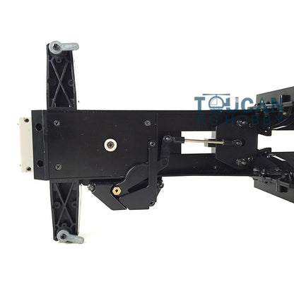Toucanrc 1/14 20ft Chassis 2 Achsen für 1/14 DIY Tamiyaya RC Traktor Lkw Fernbedienung Anhänger Fahrzeug Modell rl
