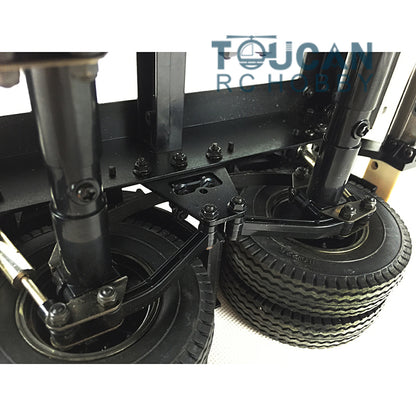 Toucanrc 1/14 20ft Chassis 2 Achsen für 1/14 DIY Tamiyaya RC Traktor Lkw Fernbedienung Anhänger Fahrzeug Modell rl
