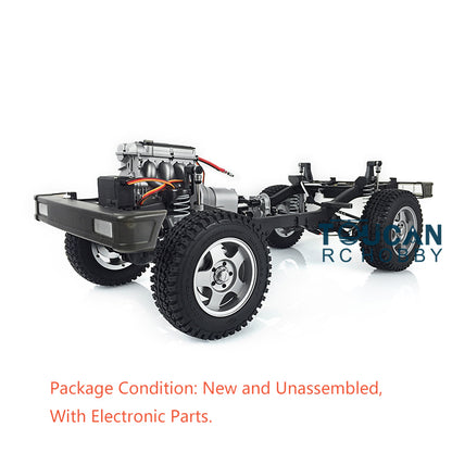 Capo 1/6 Klettern Off-Road Crawler SIXER1 Auto DIY Modell ESC 45T Pinsel Motor Servo FS I6S Radio Ohne Batterie