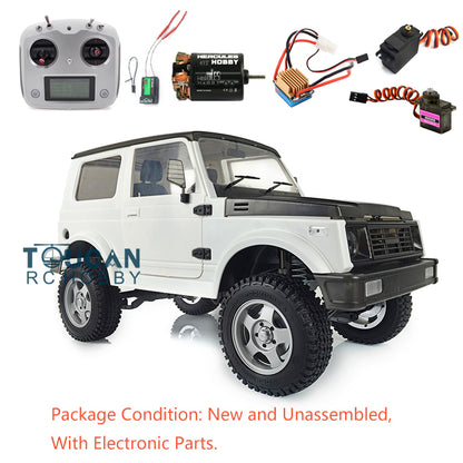 Capo 1/6 Klettern Off-Road Crawler SIXER1 Auto DIY Modell ESC 45T Pinsel Motor Servo FS I6S Radio Ohne Batterie