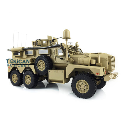TOUCAN RC HOBBY 1/12 6x6 6x6RC MRAP Vehicle 16CH Radio Explosion Proof Car ESC Motor Remote Control Military Model