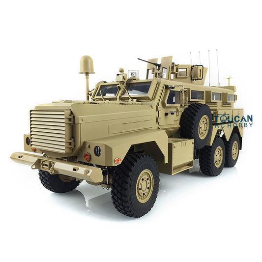TOUCAN RC HOBBY 1/12 6x6 6x6RC MRAP Vehicle 16CH Radio Explosion Proof Car ESC Motor Remote Control Military Model