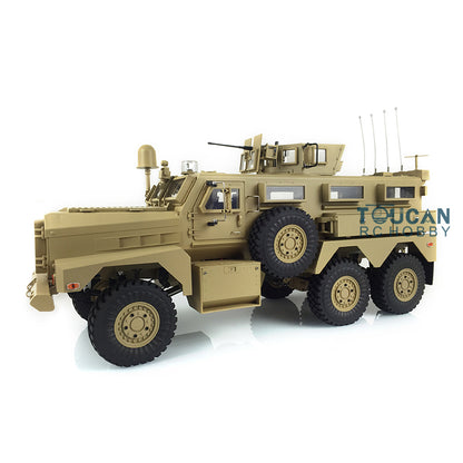 TOUCAN RC HOBBY 1/12 6x6 6x6RC MRAP Vehicle 16CH Radio Explosion Proof Car ESC Motor Remote Control Military Model