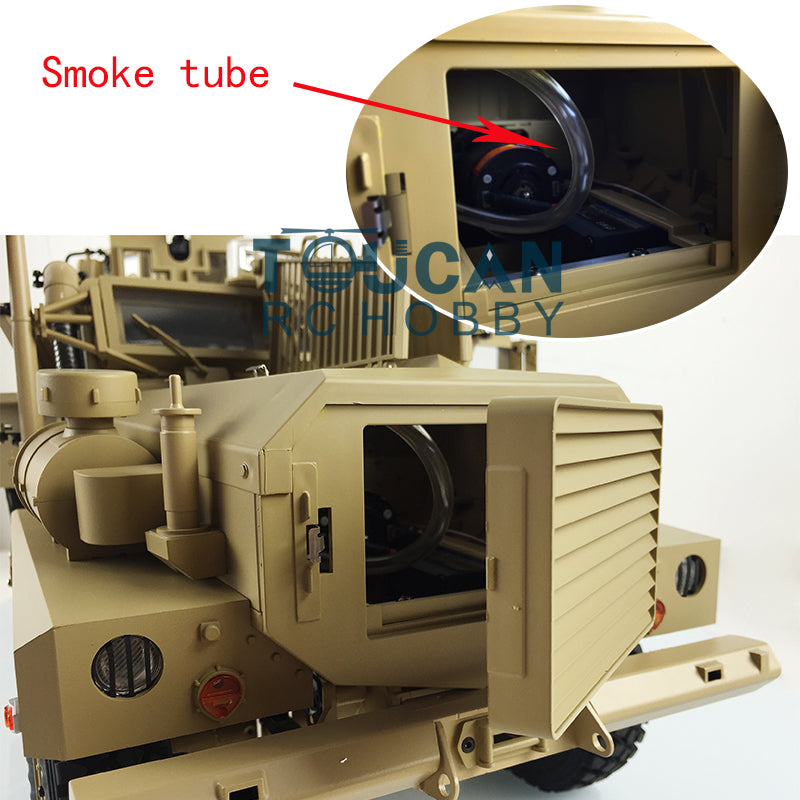 TOUCAN RC HOBBY 1/12 6x6 6x6RC MRAP Vehicle 16CH Radio Explosion Proof Car ESC Motor Remote Control Military Model