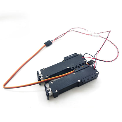 Grad Metall Elektrische Beine DIY Für 1:14 Skala 998 3 Achsen RC Hydraulische Anhänger Modelle Fernbedienung Lkw Autos