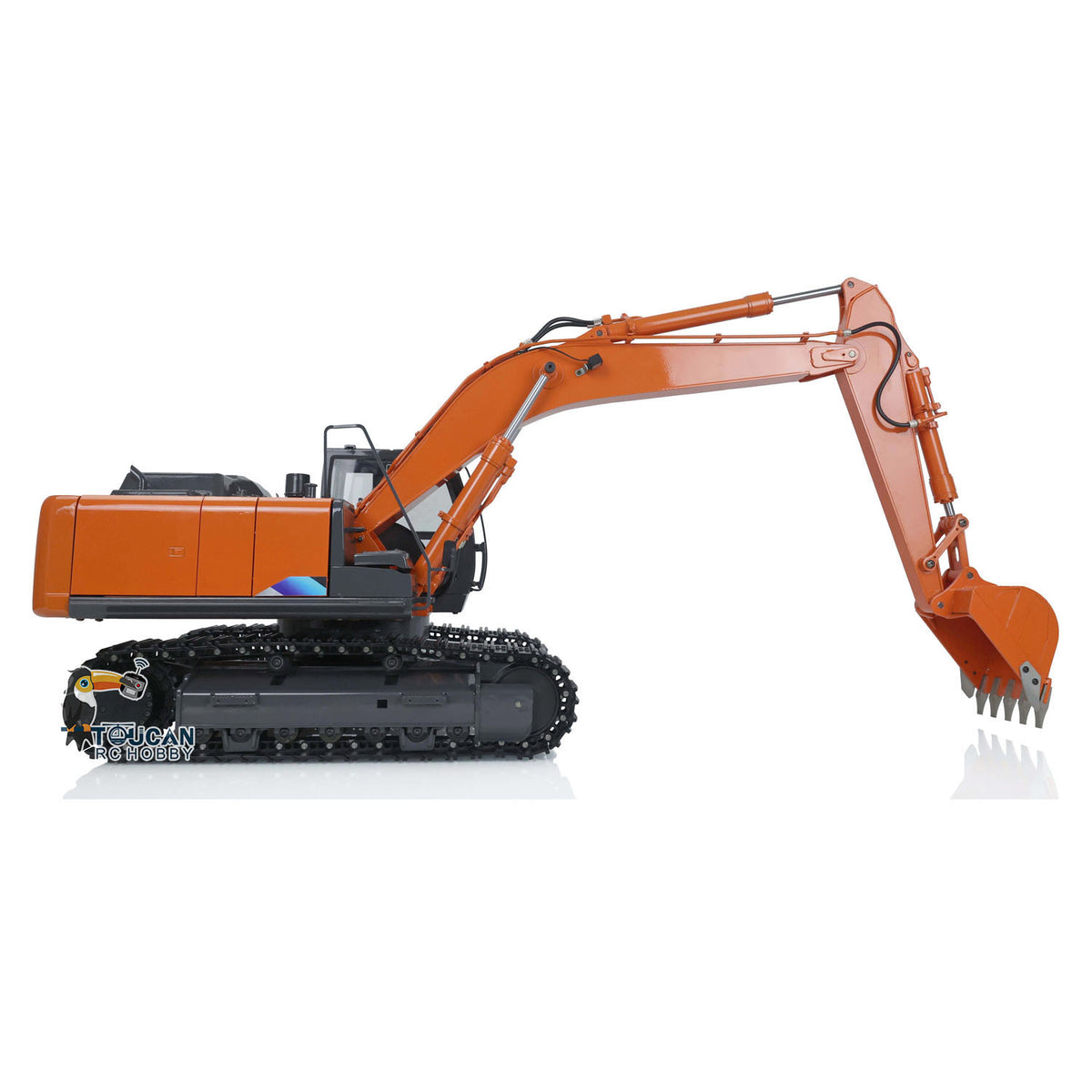 Metall 1/12 Skala RC Hydraulikbagger Modell DIM H2 ZX210 Fernbedienung Bagger Truck W/Motor Radio Licht Aufkleber 