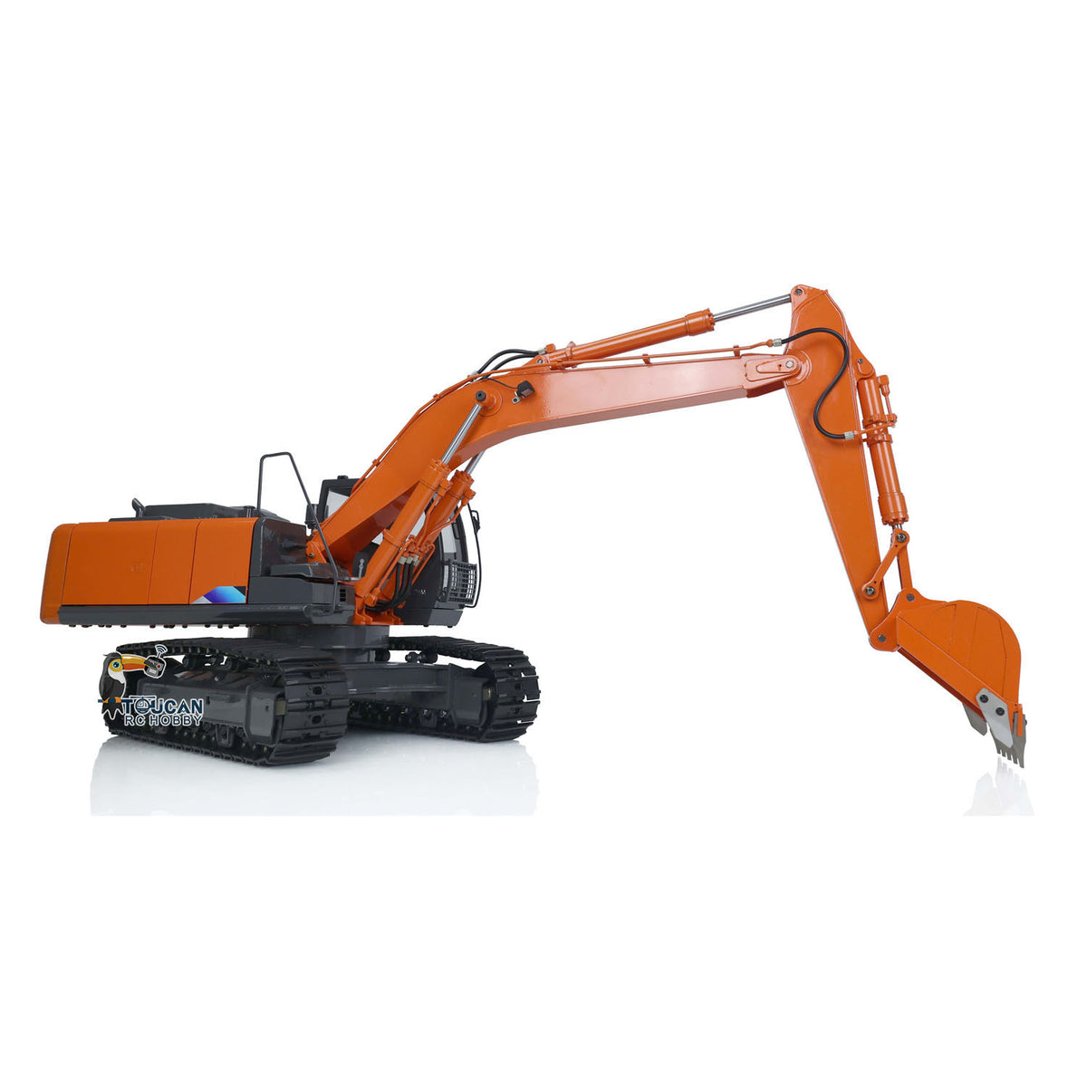 Metall 1/12 Skala RC Hydraulikbagger Modell DIM H2 ZX210 Fernbedienung Bagger Truck W/Motor Radio Licht Aufkleber 