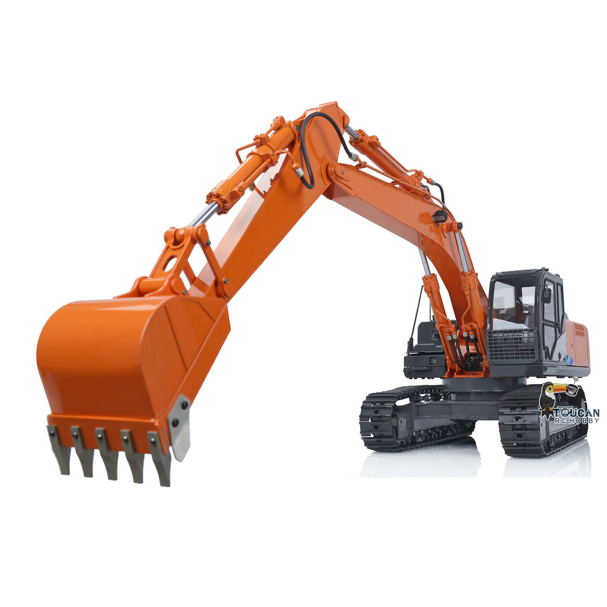 Metall 1/12 Skala RC Hydraulikbagger Modell DIM H2 ZX210 Fernbedienung Bagger Truck W/Motor Radio Licht Aufkleber 