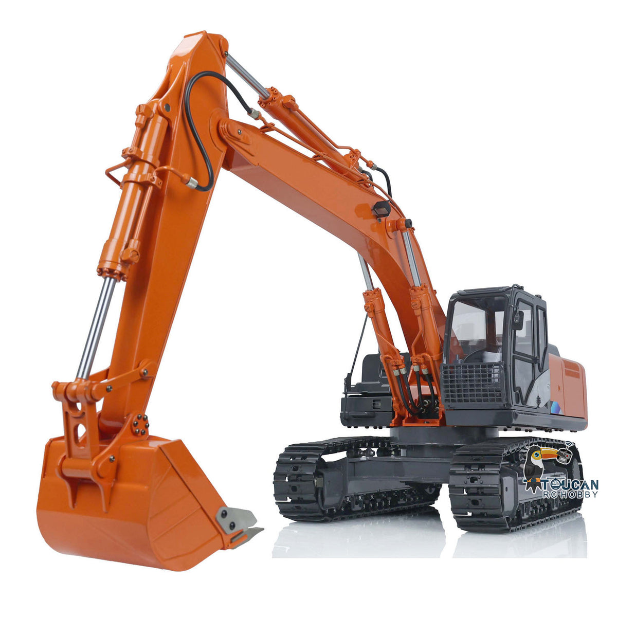 Metall 1/12 Skala RC Hydraulikbagger Modell DIM H2 ZX210 Fernbedienung Bagger Truck W/Motor Radio Licht Aufkleber 