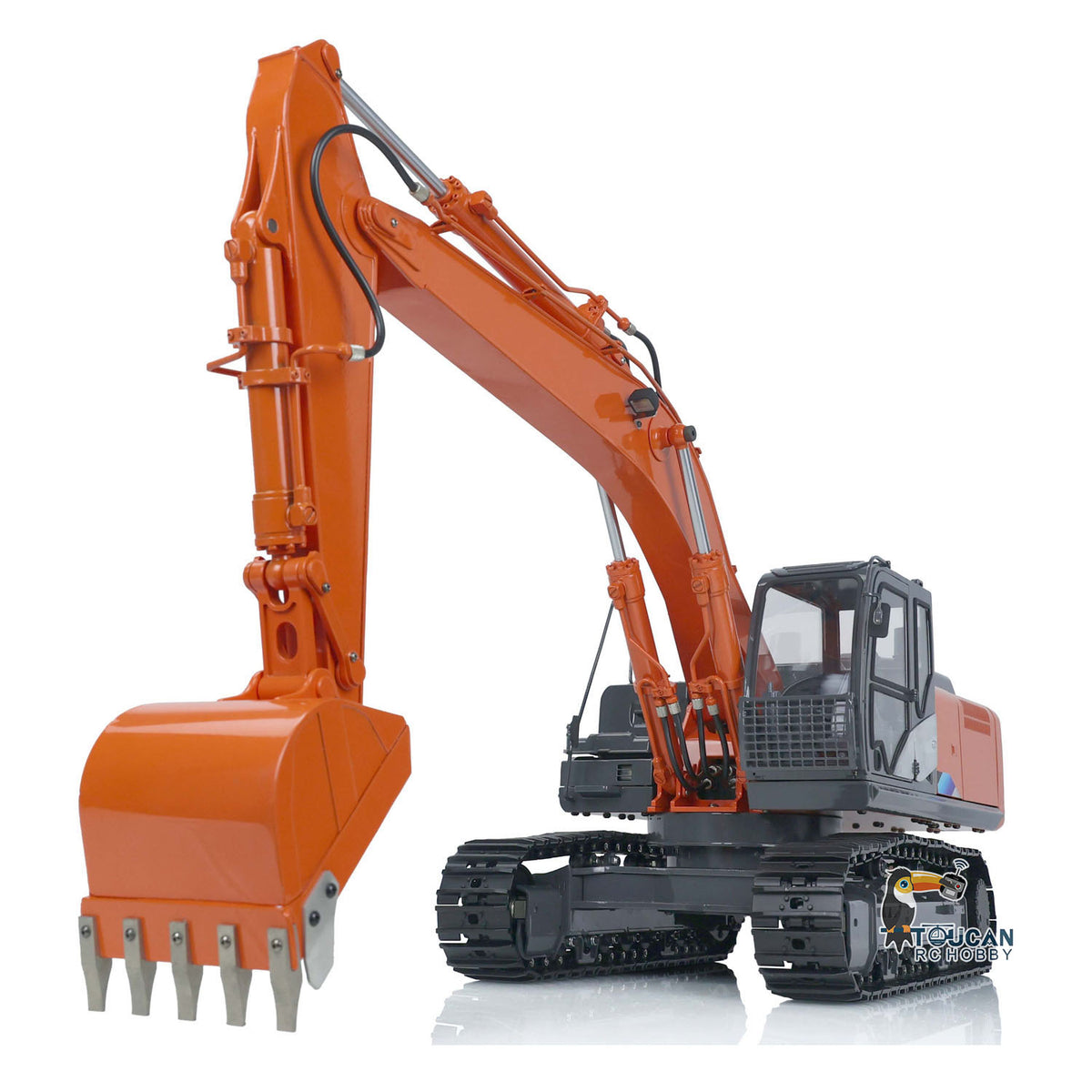 Metall 1/12 Skala RC Hydraulikbagger Modell DIM H2 ZX210 Fernbedienung Bagger Truck W/Motor Radio Licht Aufkleber 