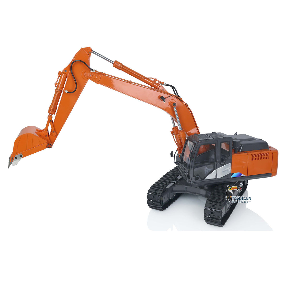 Metall 1/12 Skala RC Hydraulikbagger Modell DIM H2 ZX210 Fernbedienung Bagger Truck W/Motor Radio Licht Aufkleber 