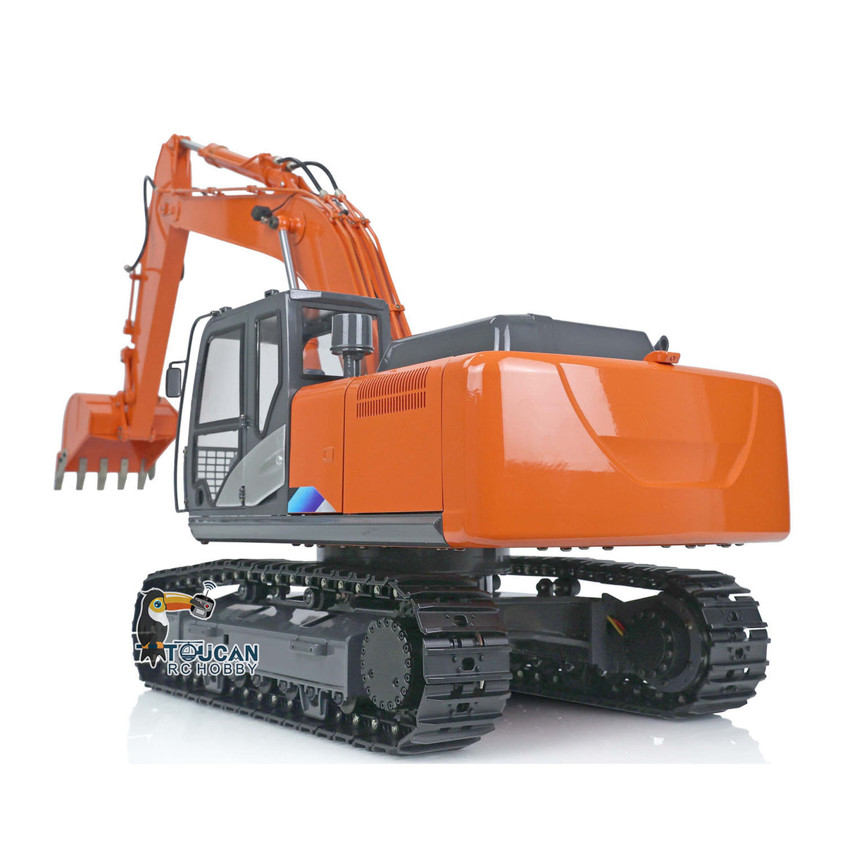 Metall 1/12 Skala RC Hydraulikbagger Modell DIM H2 ZX210 Fernbedienung Bagger Truck W/Motor Radio Licht Aufkleber 