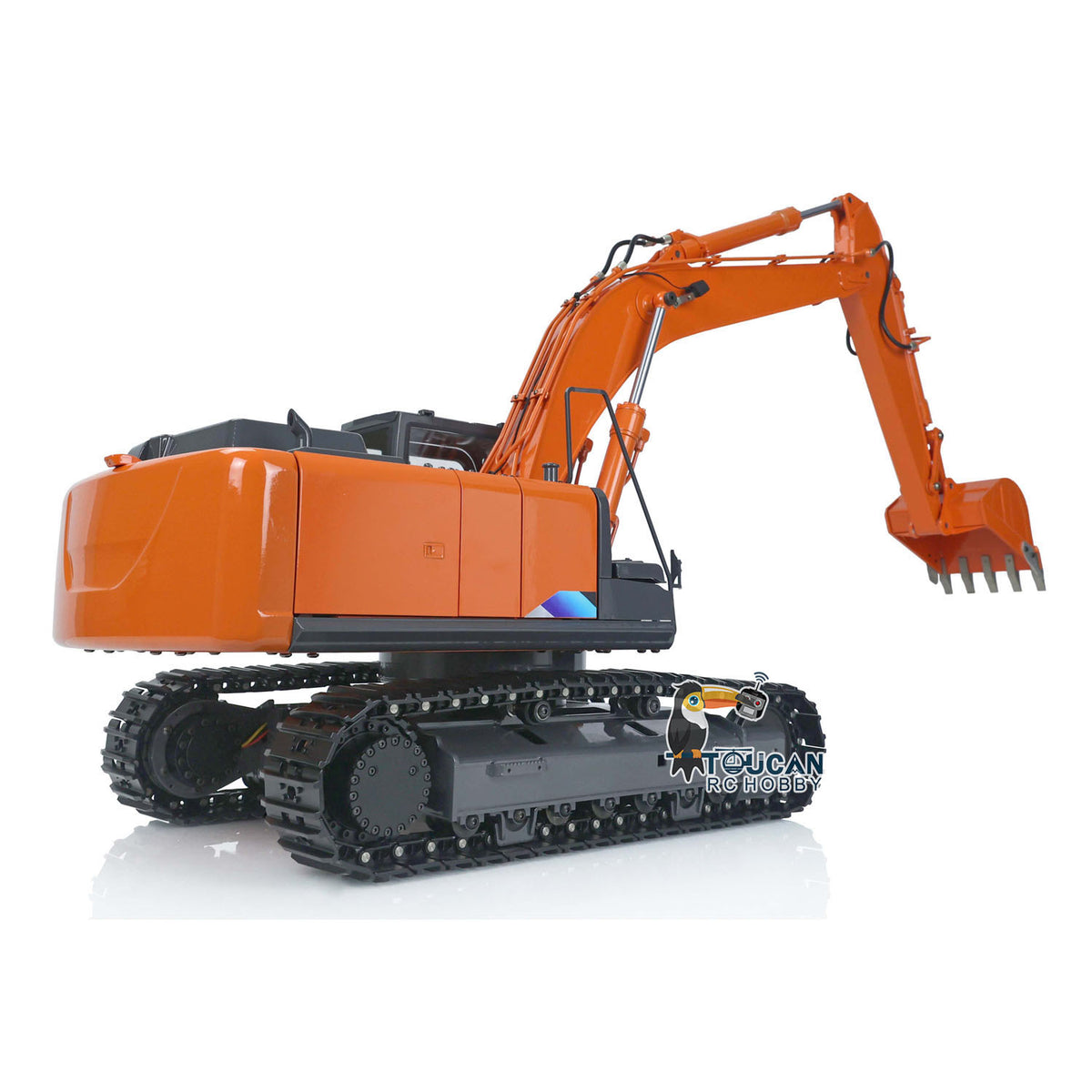 Metall 1/12 Skala RC Hydraulikbagger Modell DIM H2 ZX210 Fernbedienung Bagger Truck W/Motor Radio Licht Aufkleber 