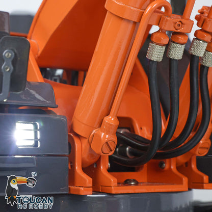 Metall 1/12 Skala RC Hydraulikbagger Modell DIM H2 ZX210 Fernbedienung Bagger Truck W/Motor Radio Licht Aufkleber 