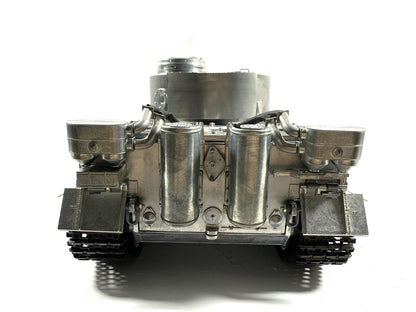 Mato 100% Metall 1/16 Deutscher Tiger I Infrarot-Laufrückstoß RTR RC Panzer 1220 Fernbedienung Modell Sender 360 Turm