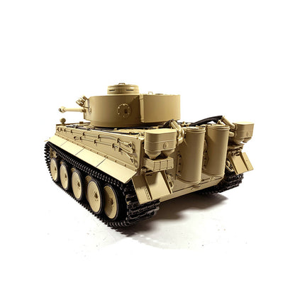 Mato 100 % Metall, Maßstab 1/16, gelb, deutscher Tiger I, Infrarot-Version, KIT, RC-Panzer 1220, Spannrollen, Kettenräder, Fernbedienungsmodell