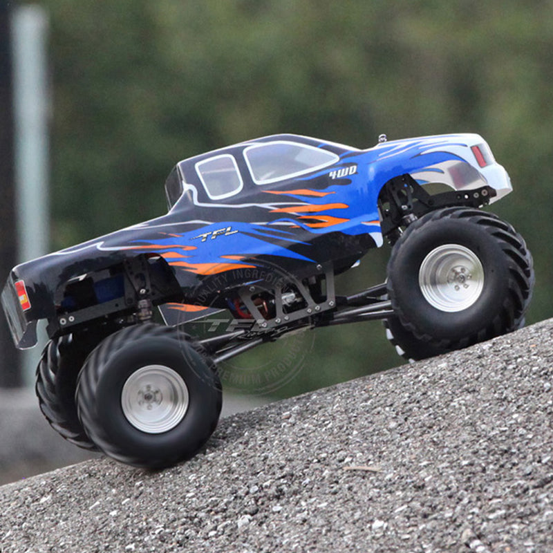 TFL RC Rennwagen 1/10 Monster Truck Fernbedienung Crawler Metallchassis KIT Modell C1610 ohne Funkmotor Batterie