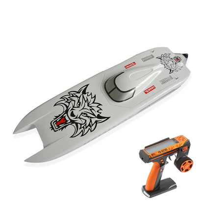 TOUCAN RC HOBBY E51 Fiber Glass Electric RTR RC Boat W/ Dual Motors Servos ESCs Batteries GT3C Radio System Remote Control Toys for Adult