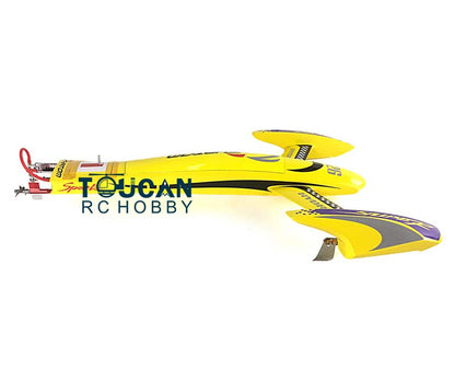 H660 100KM/H Elektro-Rennboot RTR RC-Boot mit Motorservo ESC-Batterie Funksystem Fernbedienungsmodelle für Erwachsene