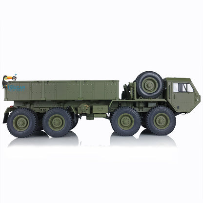 HG 1/12 RC US Militär-LKW Ferngesteuertes Fahrzeug Metall 8x8 Chassis Differentialachsen 2-Gang-Getriebe 2.4G Funkmotor P801 
