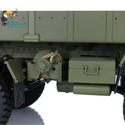 HG 1/12 RC US Militär-LKW Ferngesteuertes Fahrzeug Metall 8x8 Chassis Differentialachsen 2-Gang-Getriebe 2.4G Funkmotor P801 