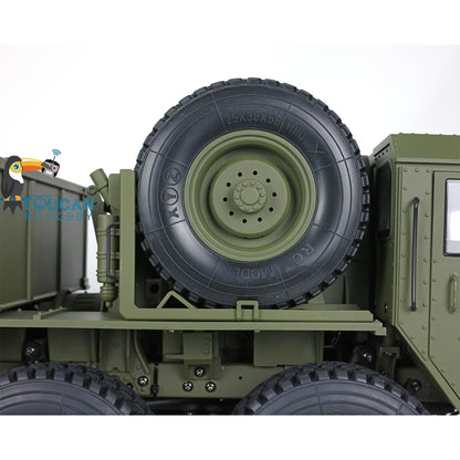 HG 1/12 RC US Militär-LKW Ferngesteuertes Fahrzeug Metall 8x8 Chassis Differentialachsen 2-Gang-Getriebe 2.4G Funkmotor P801 