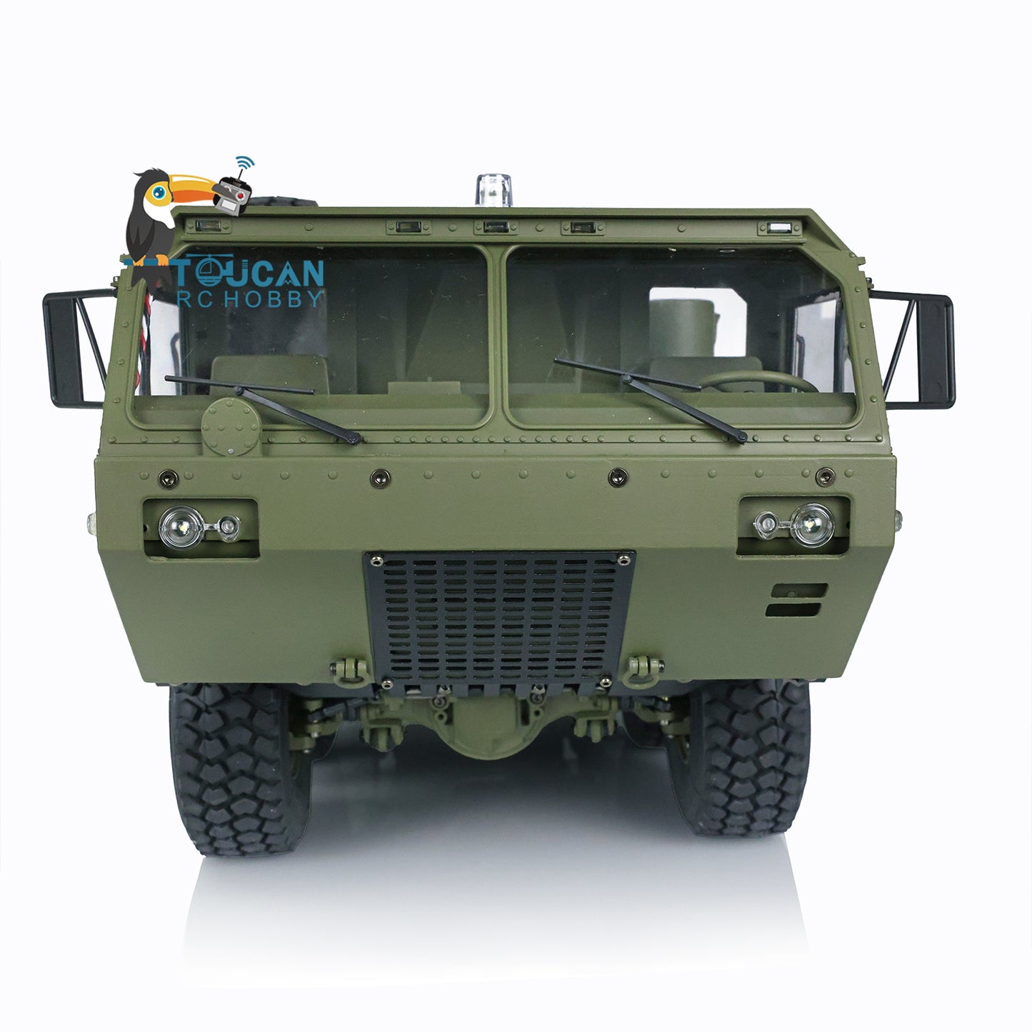 HG 1/12 RC US Militär-LKW Ferngesteuertes Fahrzeug Metall 8x8 Chassis Differentialachsen 2-Gang-Getriebe 2.4G Funkmotor P801 