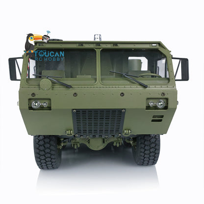 HG 1/12 RC US Militär-LKW Ferngesteuertes Fahrzeug Metall 8x8 Chassis Differentialachsen 2-Gang-Getriebe 2.4G Funkmotor P801 