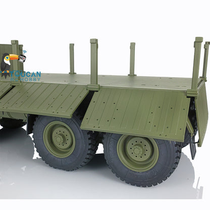 HG 1/12 RC US Militär-LKW Ferngesteuertes Fahrzeug Metall 8x8 Chassis Differentialachsen 2-Gang-Getriebe 2.4G Funkmotor P801 