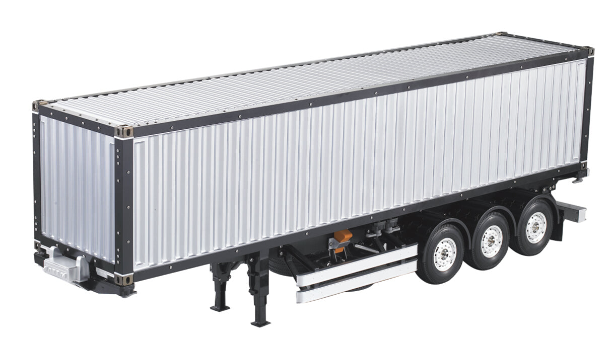 Toucanrc 1/14 Maßstab 3 Achsen LKW Funksteuerung 40ft Containerchassis Sattelzugmaschine Unlackiert KIT Modell für TAMIYA Auto