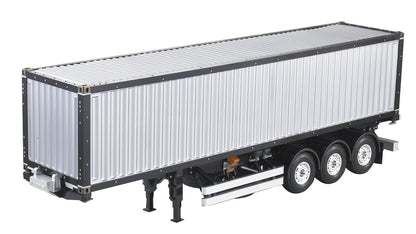 Toucanrc 1/14 Maßstab 3 Achsen LKW Funksteuerung 40ft Containerchassis Sattelzugmaschine Unlackiert KIT Modell für TAMIYA Auto