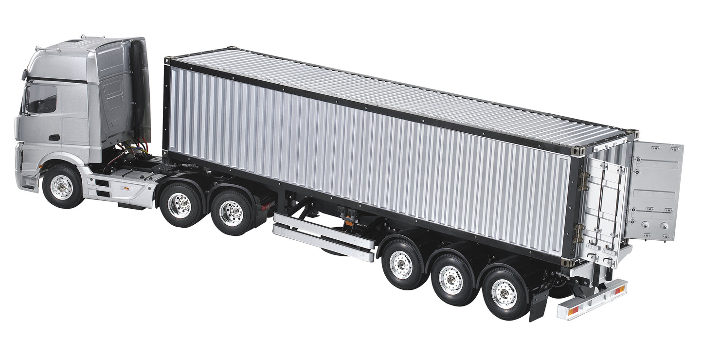 Toucanrc 1/14 Maßstab 3 Achsen LKW Funksteuerung 40ft Containerchassis Sattelzugmaschine Unlackiert KIT Modell für TAMIYA Auto