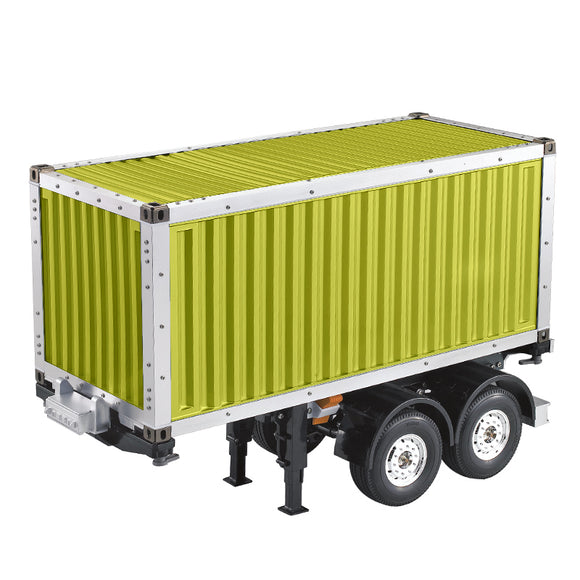 1/14 RC Truck Toucanrc 20ft Container Chassis 1/14 Semi Trailer for Tractor Vehicle Tamiyaya Vehicle