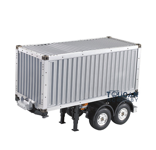 1/14 Toucanrc 20ft Container Chassis RC Semi Trailer for DIYya Remote Control Tractor Truck Vehicle Model