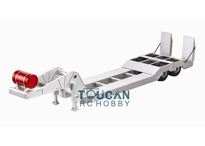 Toucanrc RC Fahrzeuge 2 Achsen Heavy Duty Trailer Chassis für 1/14 Tamiyaya Traktor Semi Truck Bagger Loader