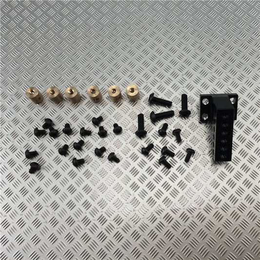 Toucanrc Ersatzteil Differentialsperre Befestigungssockel Passend für RC Traktor LKW 1/14 TAMIYA Anhänger Autos DIY Modell