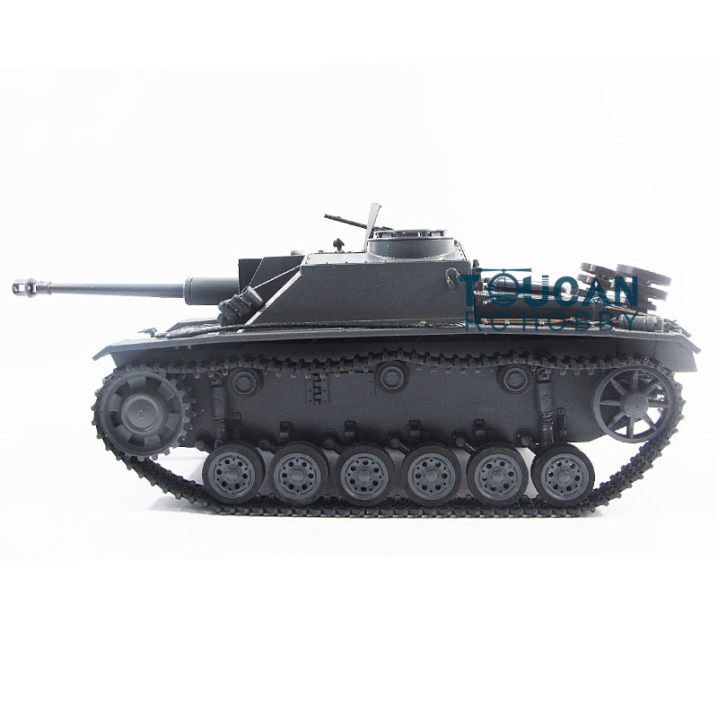Mato 100 % Metall, Maßstab 1/16, grau, deutscher Stug III, Infrarot-Version, KIT RC-Panzer 1226, Ketten, Leiträder, Kettenräder, Laufräder