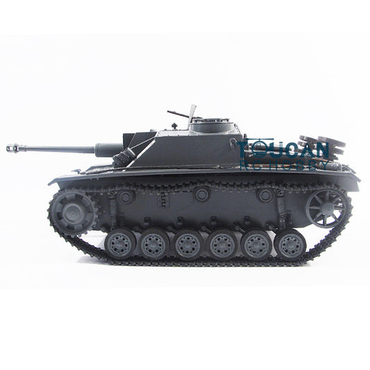 Mato 100 % Metall, Maßstab 1/16, grau, deutscher Stug III, Infrarot-Version, KIT RC-Panzer 1226, Ketten, Leiträder, Kettenräder, Laufräder
