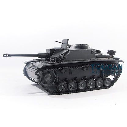 Mato 100 % Metall, Maßstab 1/16, grau, deutscher Stug III, Infrarot-Version, KIT RC-Panzer 1226, Ketten, Leiträder, Kettenräder, Laufräder
